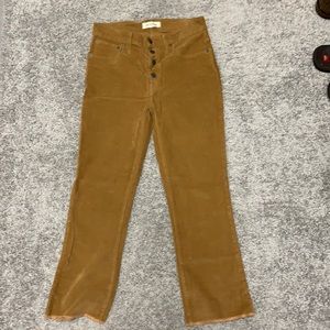 Madewell brown cords